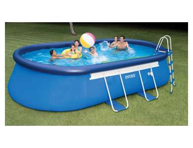 Intex Oval Frame Pool Set, 20-Feet by 12-Feet by 48 (Discontinued by Manufacturer)