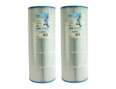 2 Unicel C-8412 Replacement Pool Filters : C8412