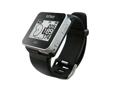 GolfBuddy GB8-VT3-14 Smart Golf Watch, Black, Small